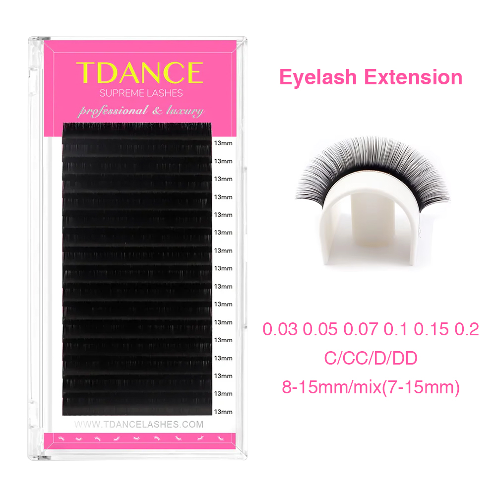Eyelash Extension Anime - TDANCE Estensione Ciglia 16 File Corea