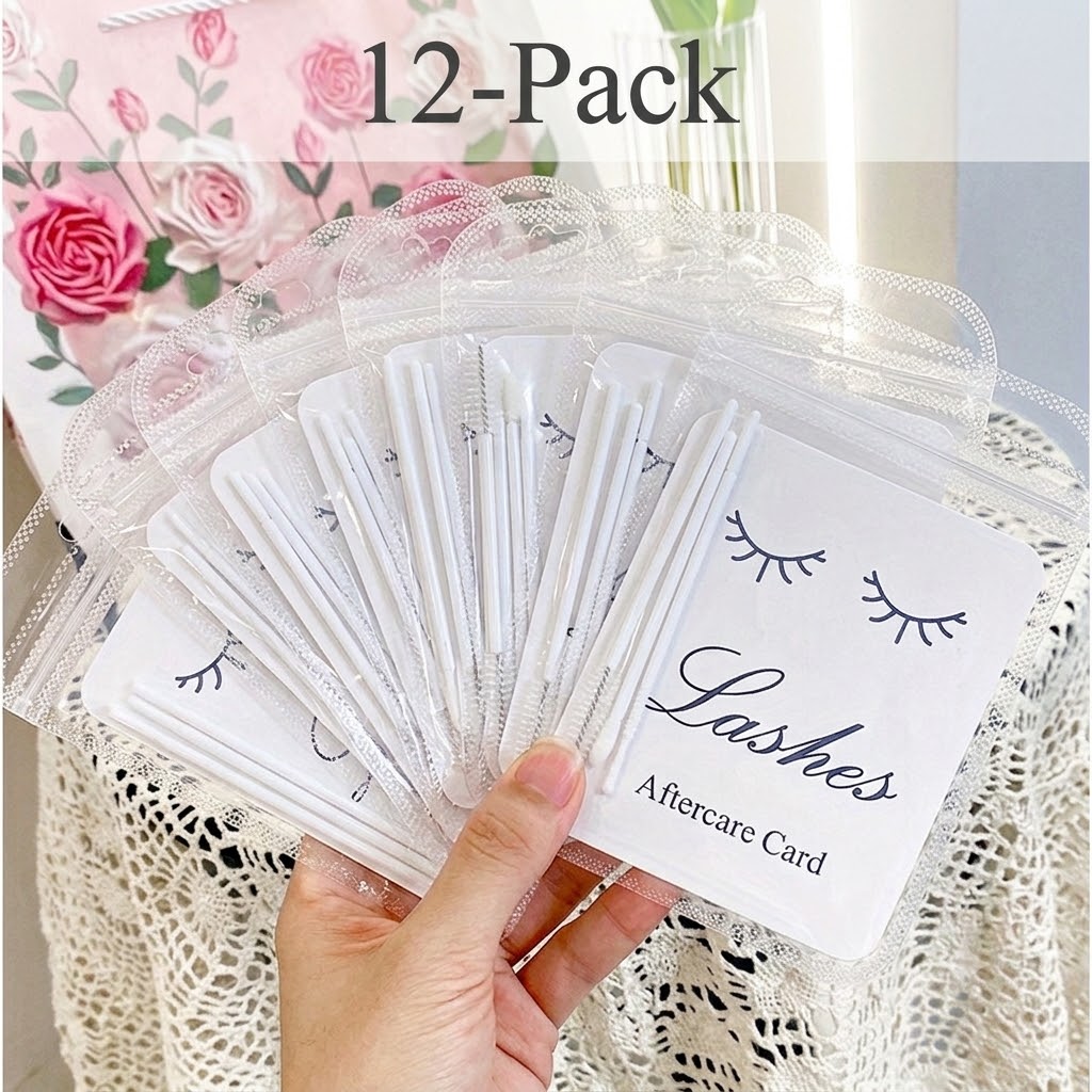Eyelash Extension Aftercare - 12 kit per la cura delle
