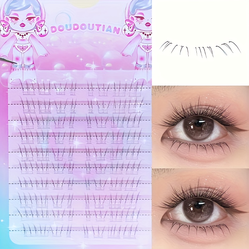 Eyelash Extension Eyelash - Ciglia inferiori Duoduotian a forma di