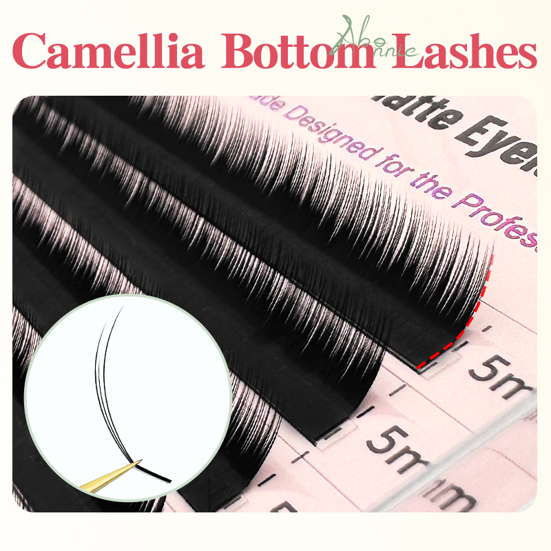 Eyelash Extension Anime - Ciglia inferiori pre-impilate Abonnie LJ 5-7mm,