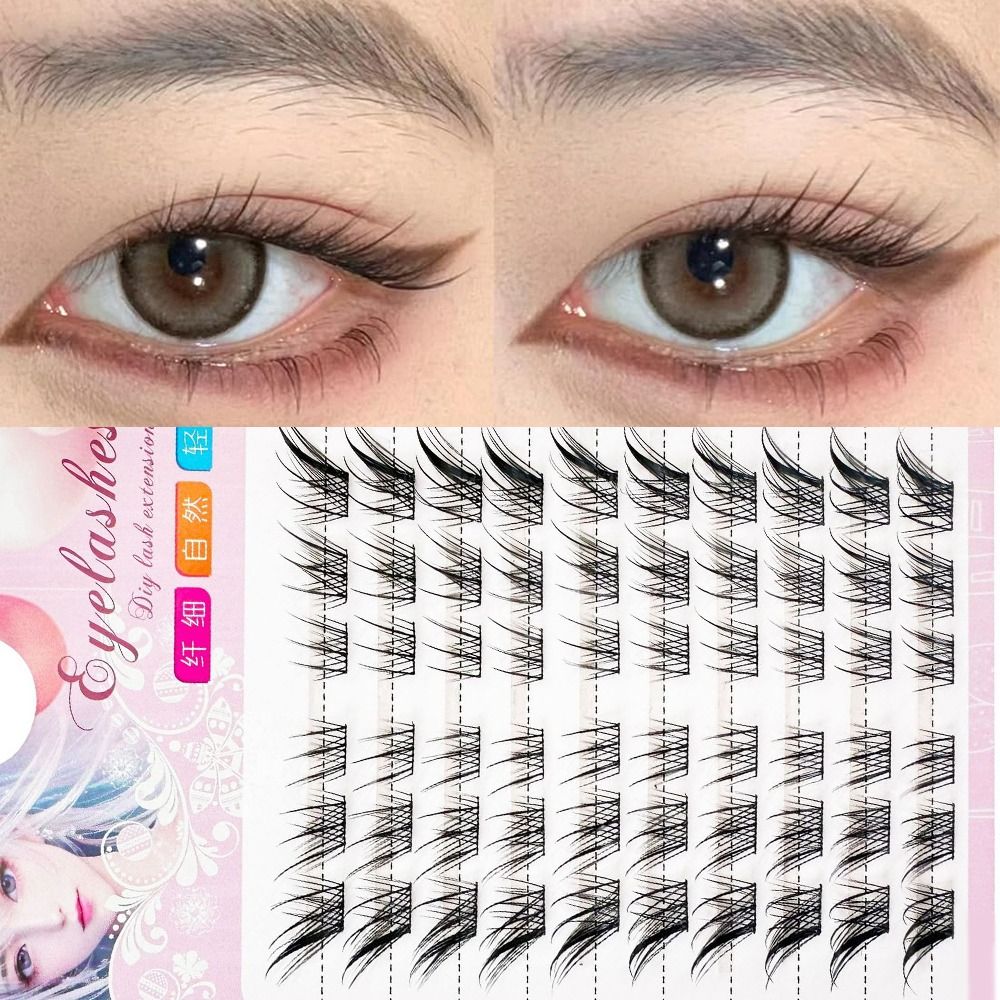 Eyelash Extension Anime - 3D Cat Eye Cluster Ciglia Manga