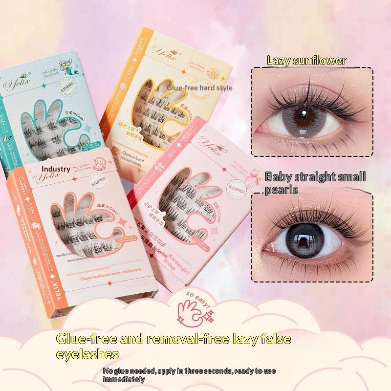 Eyelash Extension With Glue - Ciglia Finte Autoadesive a 7 File