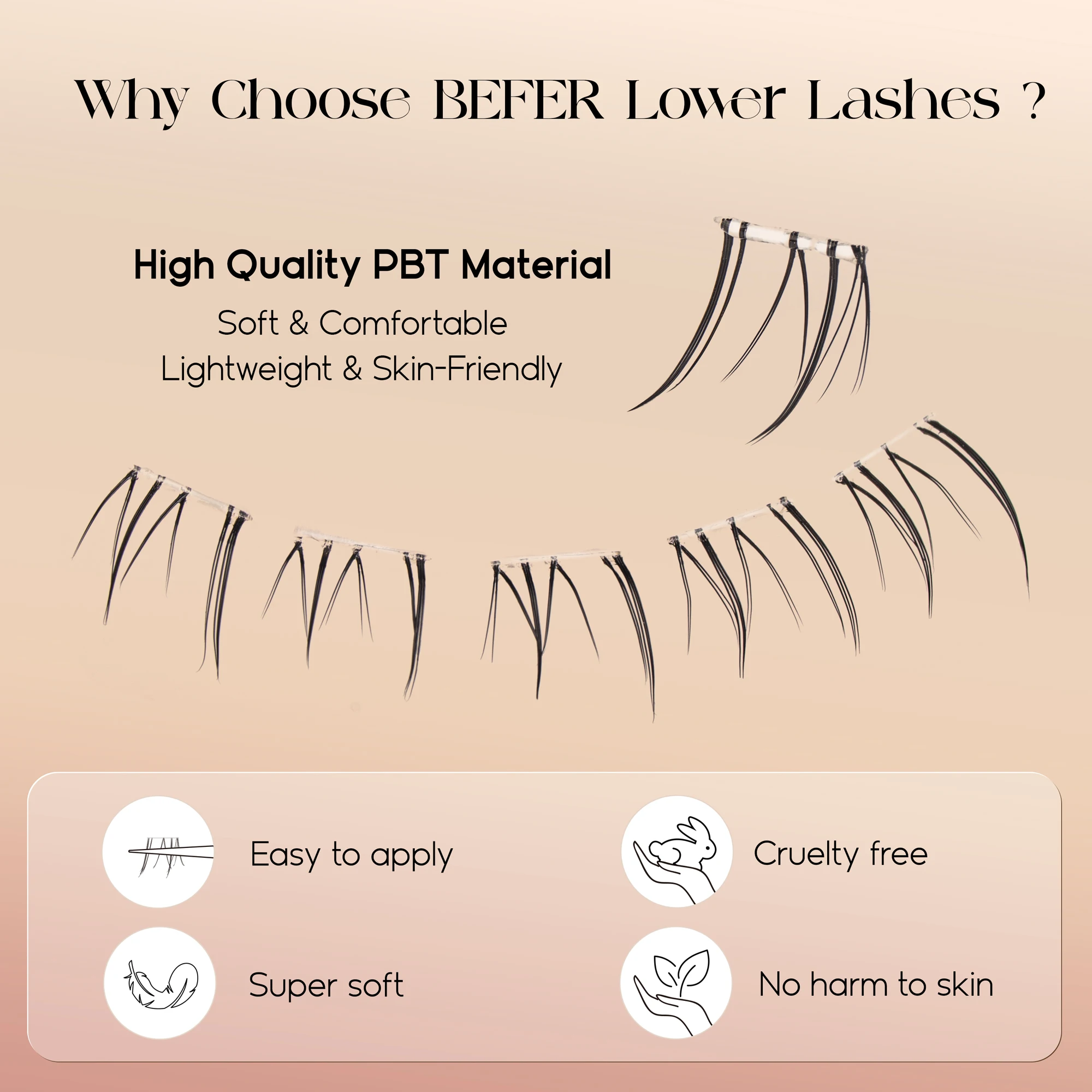 Ciglia Finte Inferiori Befer S - Eyelash Extension Anime recensione e prezzo